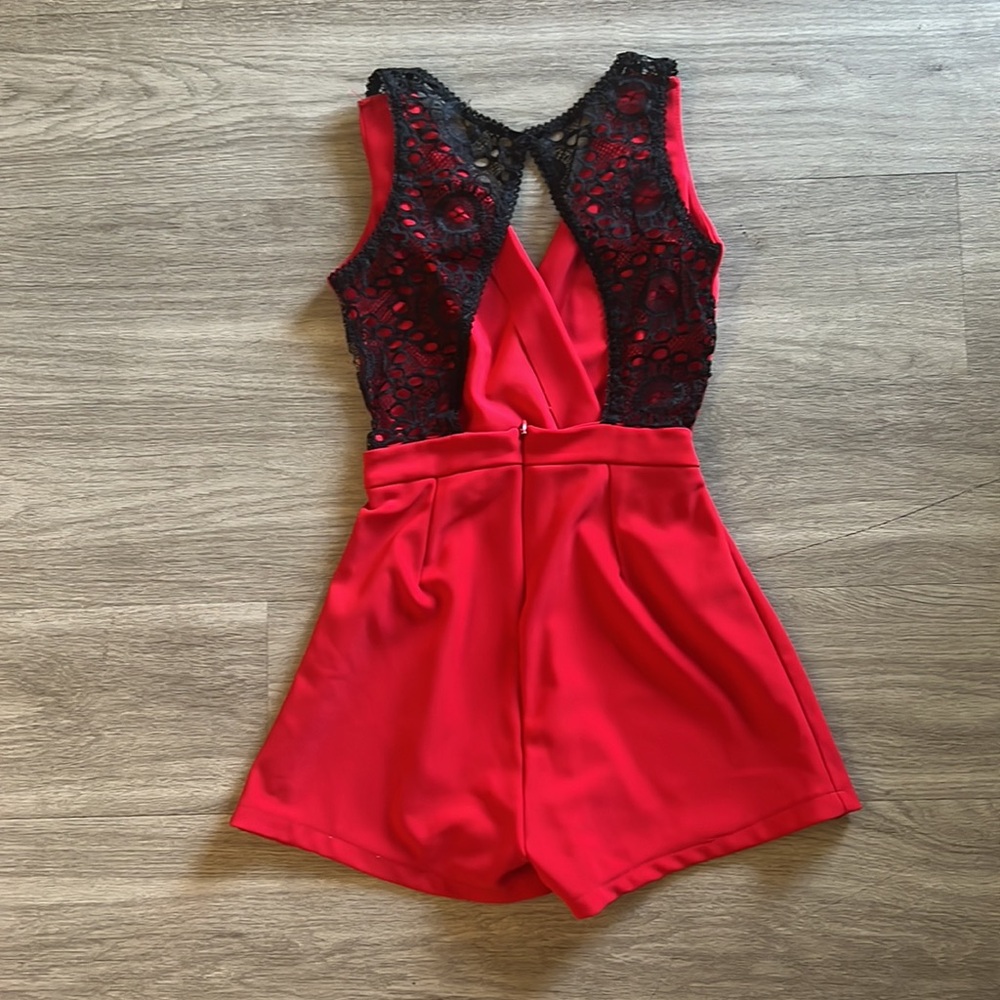 Open Back Romper - Picture 2 of 2